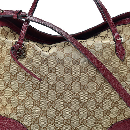 Gucci Monogram Medium Bree Foldover Tote Purple 7 of 11
