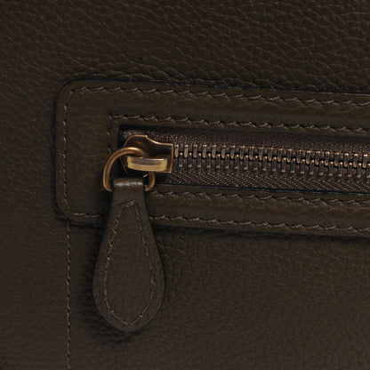 Celine Drummed Calfskin Mini Luggage Jungle 6 of 10
