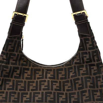 Fendi Zucca Shoulder Bag Tobacco 7 of 9