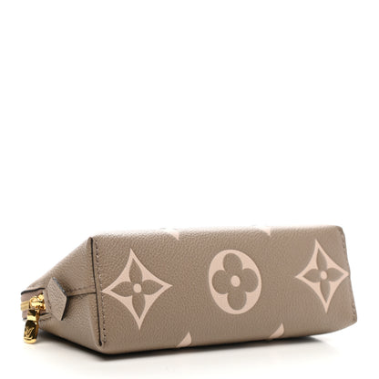 Louis Vuitton Empreinte Monogram Giant Cosmetic Pouch PM Tourterelle Crème 4 of 7