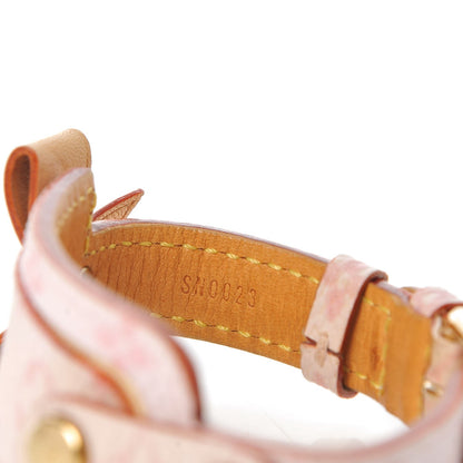 Louis Vuitton Monogram Cherry Blossom Address Wish Bracelet Pink 5 of 5