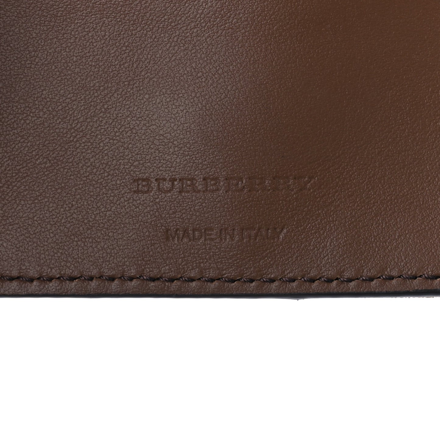 House Check Luna French Wallet Brown