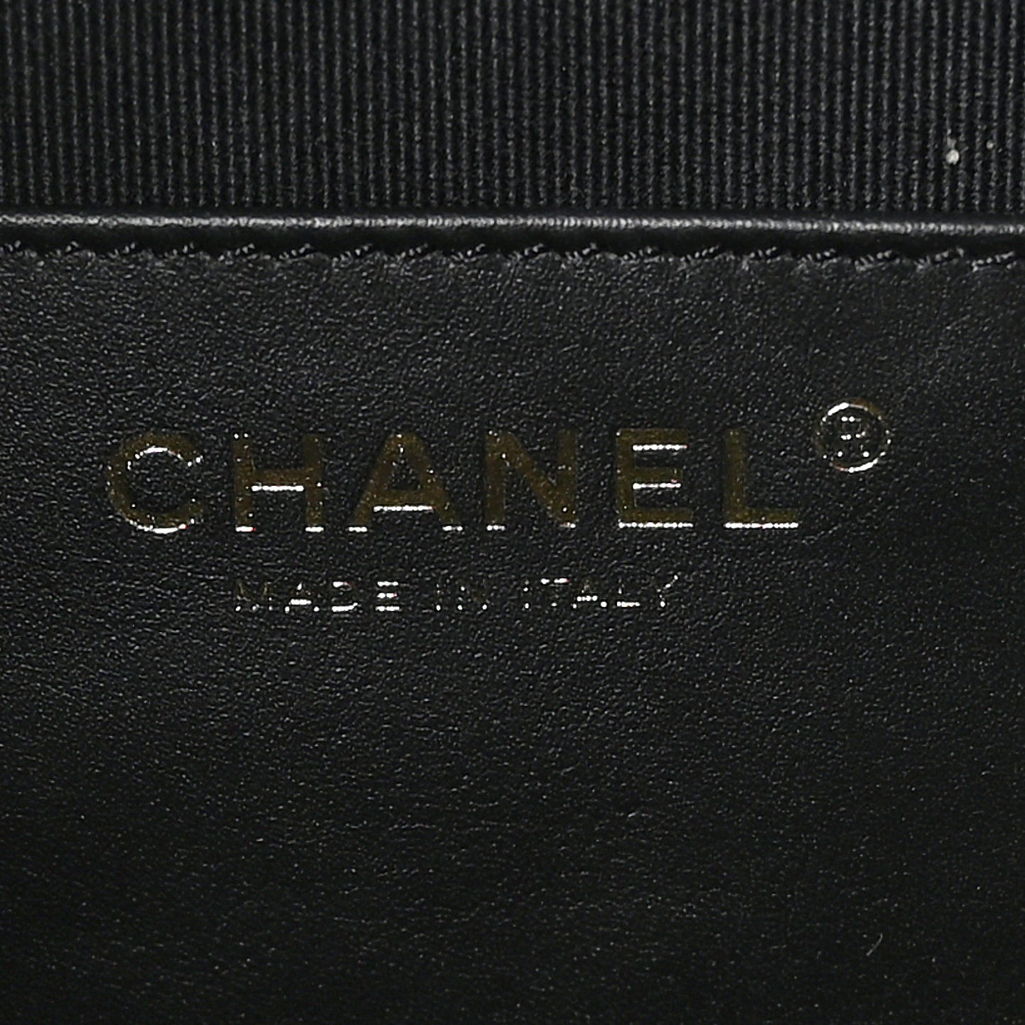 Shiny Crumpled Calfskin Quilted Medium Chanel 25 Handbag  Black