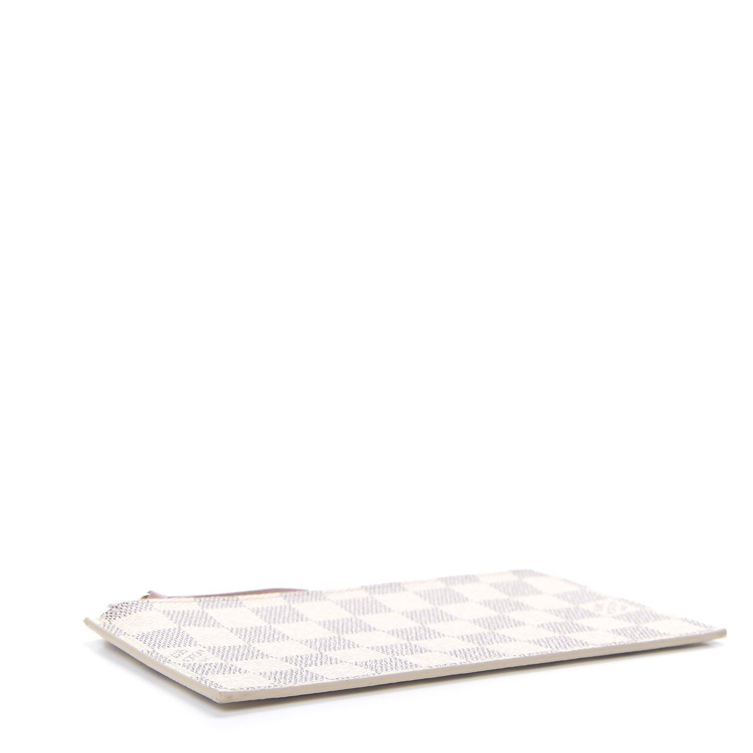 Louis Vuitton Damier Azur Felicie Chain Wallet Zippered Insert Rose Ballerine 4 of 5