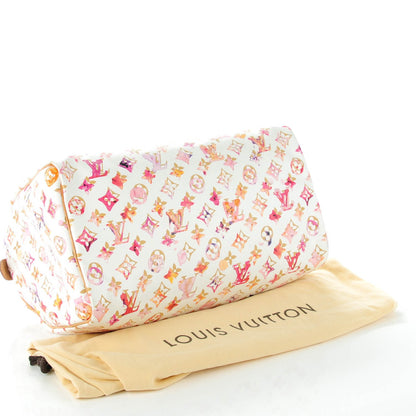Louis Vuitton Watercolor Aquarelle Speedy 35 White 4 of 7
