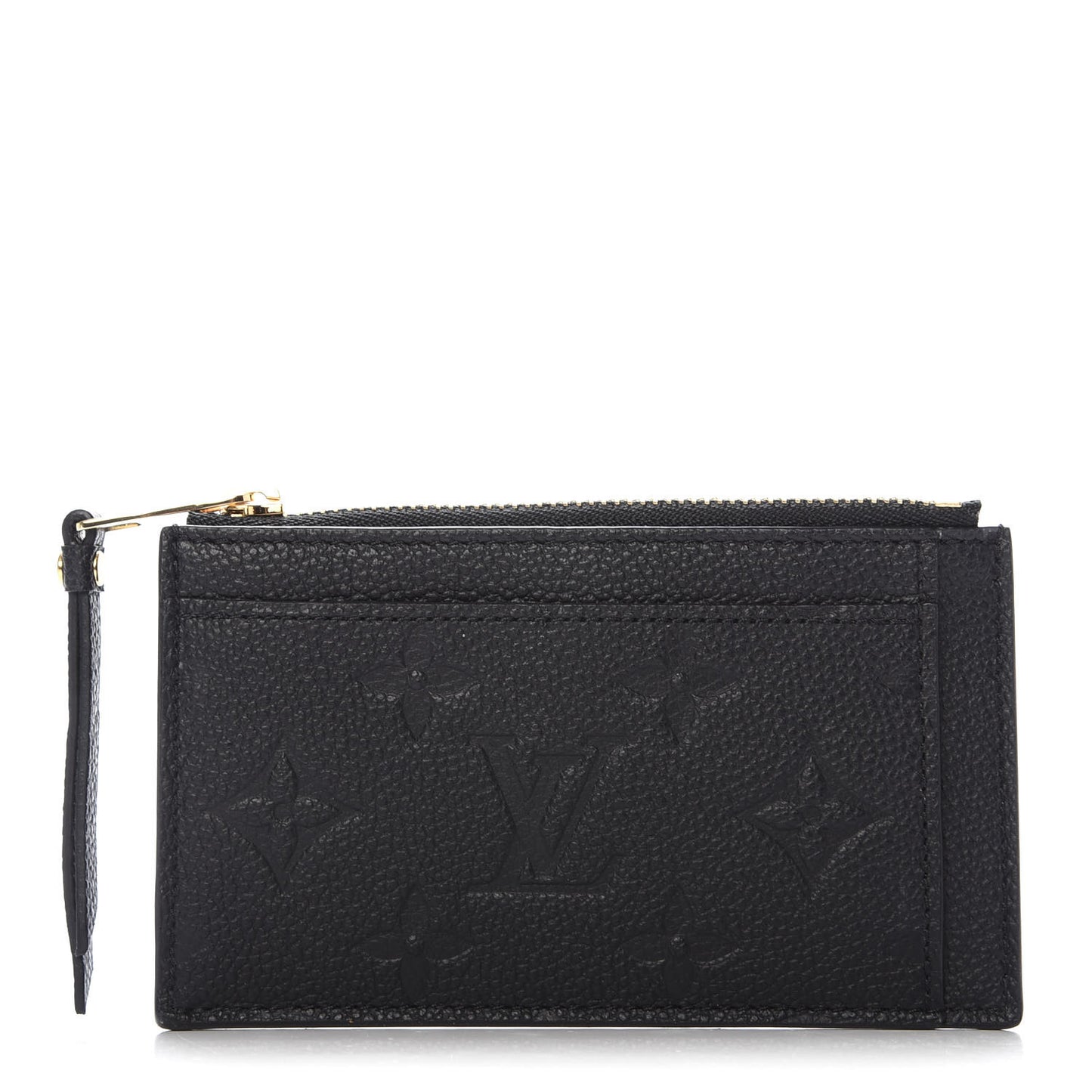 Empreinte Zipper Card Holder Black
