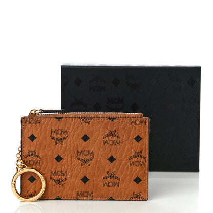 MCM Visetos Key Pouch Cognac 11 of 11