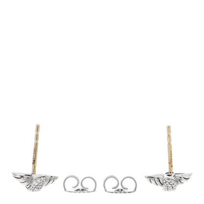 David Yurman Sterling Silver Diamond 8mm X Earrings 3 of 5