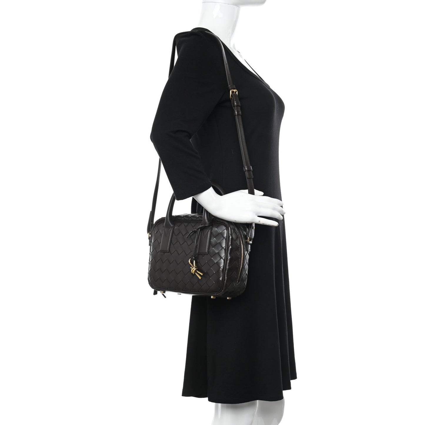 Lambskin Intrecciato Small Getaway Fondant