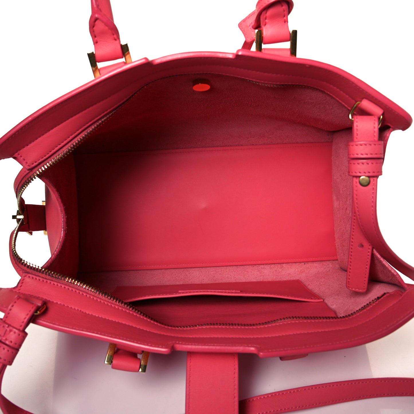 Calfskin Small Monogram Cabas Coral