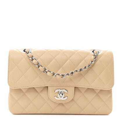 Chanel Caviar Quilted Small Double Flap Beige 1 of 11