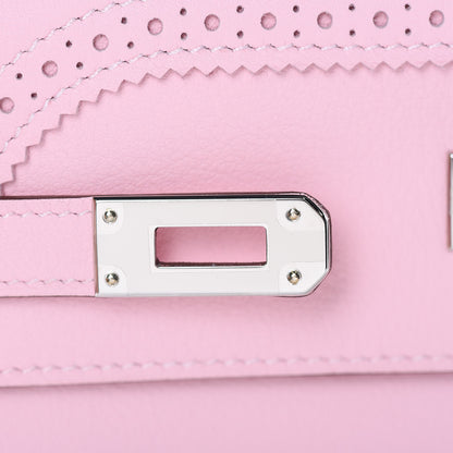 Hermes Swift Ghillies Kelly Longue Wallet Rose Sakura 8 of 21