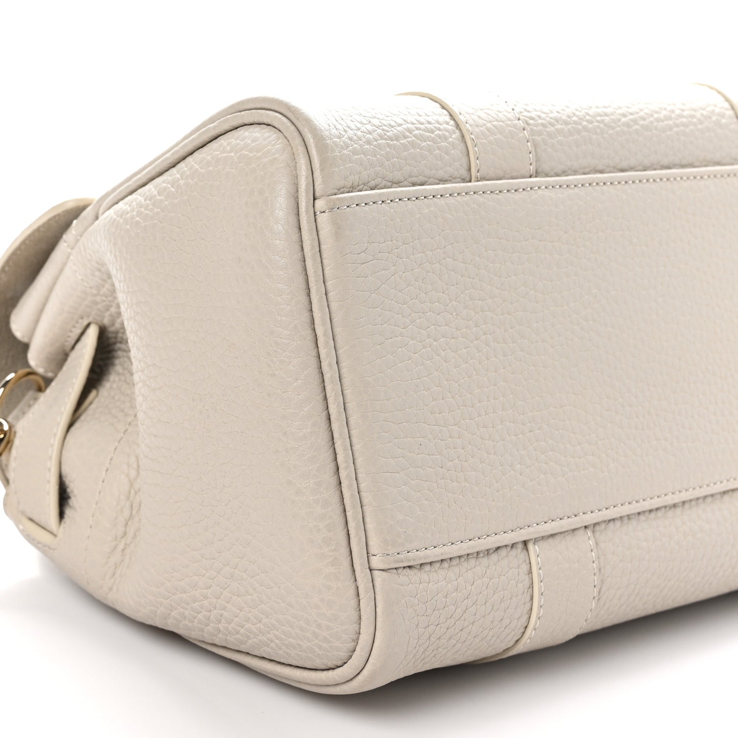 Heavy Grain Small Bayswater Satchel Chalk