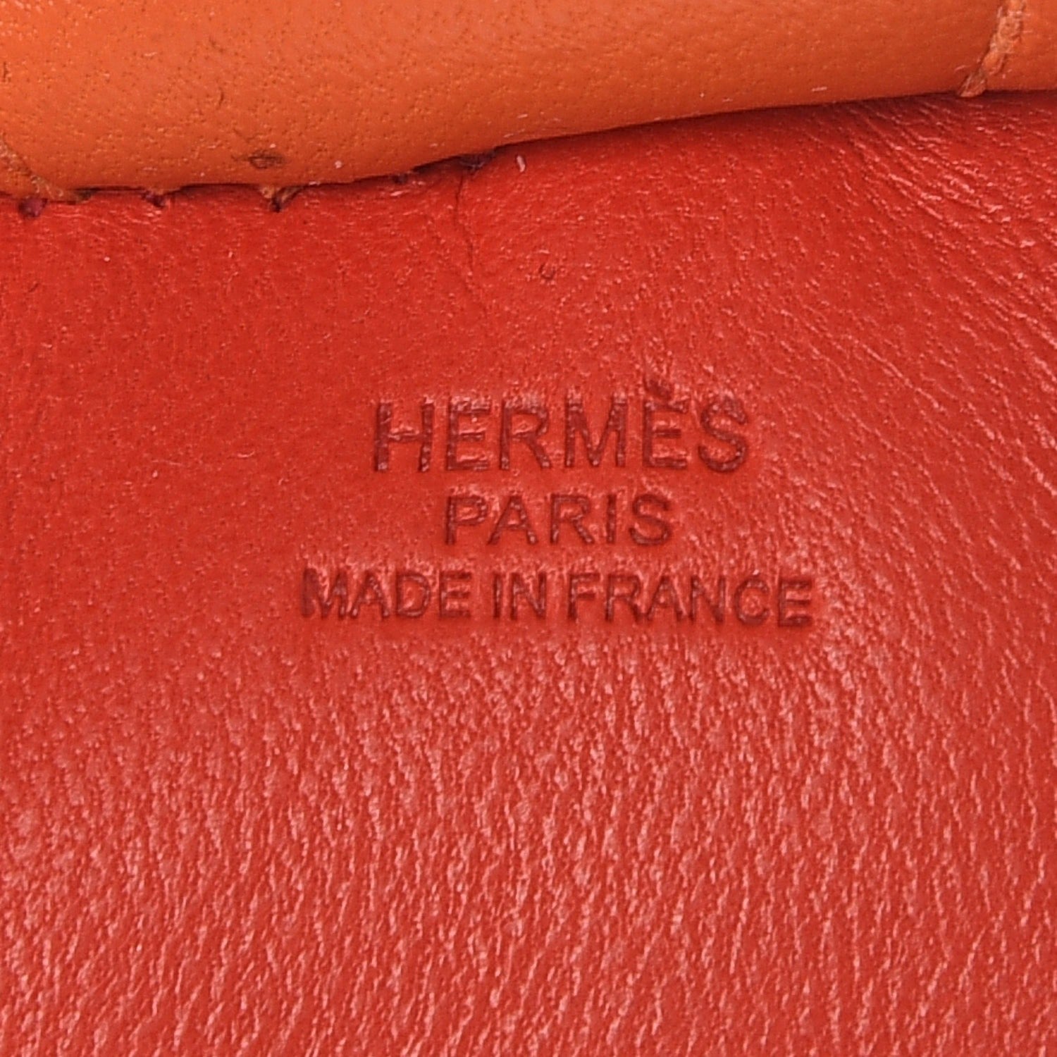 Hermes Milo Lambskin Grigri Rodeo Horse Bag Charm MM Rouge Rose Indien Jaipur Feu 3 of 3