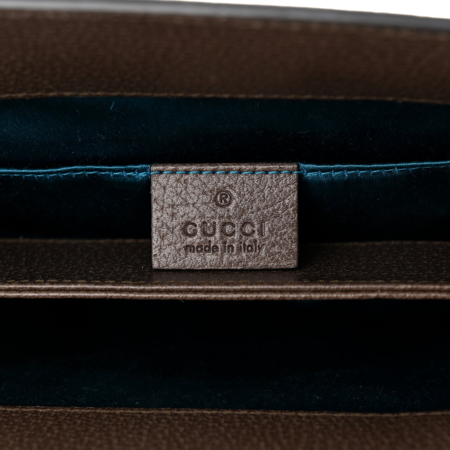 GG Supreme Monogram Web Small Ophidia Chain Shoulder Bag Brown