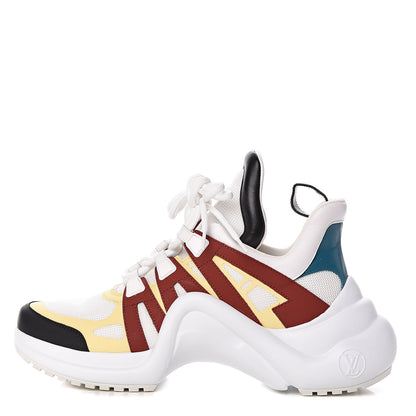 Louis Vuitton Calfskin Technical Nylon LV Archlight Sneakers 41 Terracotta 1 of 8
