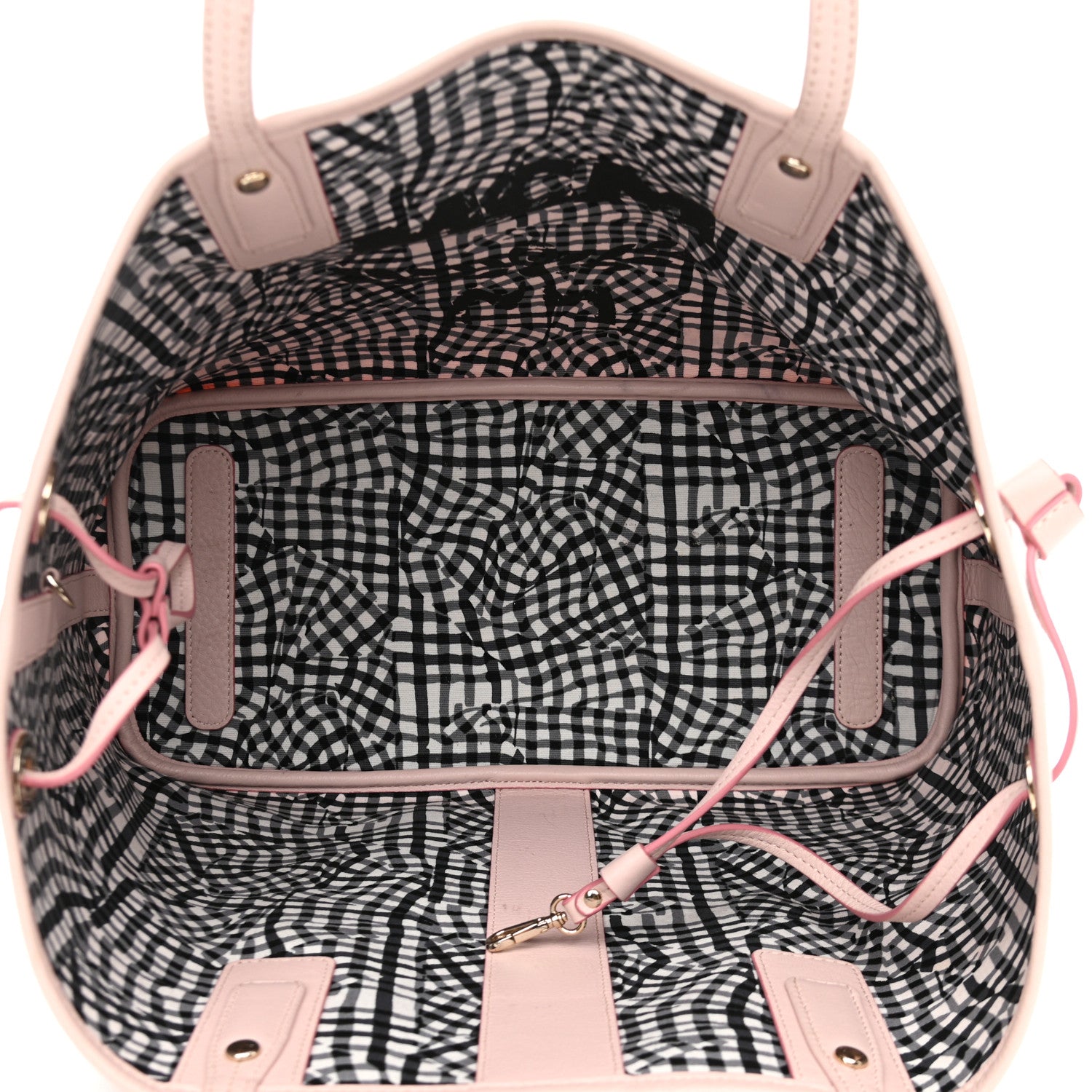 MCM Visetos Medium Liz Reversible Shopper Tote Soft Pink 9 of 20