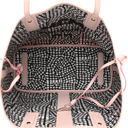 MCM Visetos Medium Liz Reversible Shopper Tote Soft Pink 9 of 20