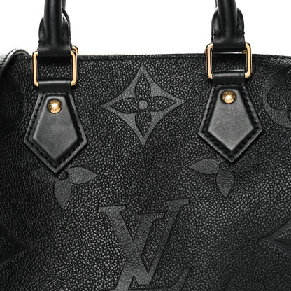 Louis Vuitton Empreinte Monogram Giant Speedy Bandouliere 25 Black 7 of 10