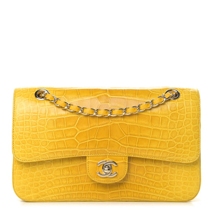 Chanel Alligator Medium Double Flap Yellow 1 of 4