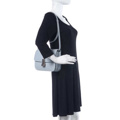 Celine Box Calfskin Medium Classic Box Flap Bag Frost 2 of 10