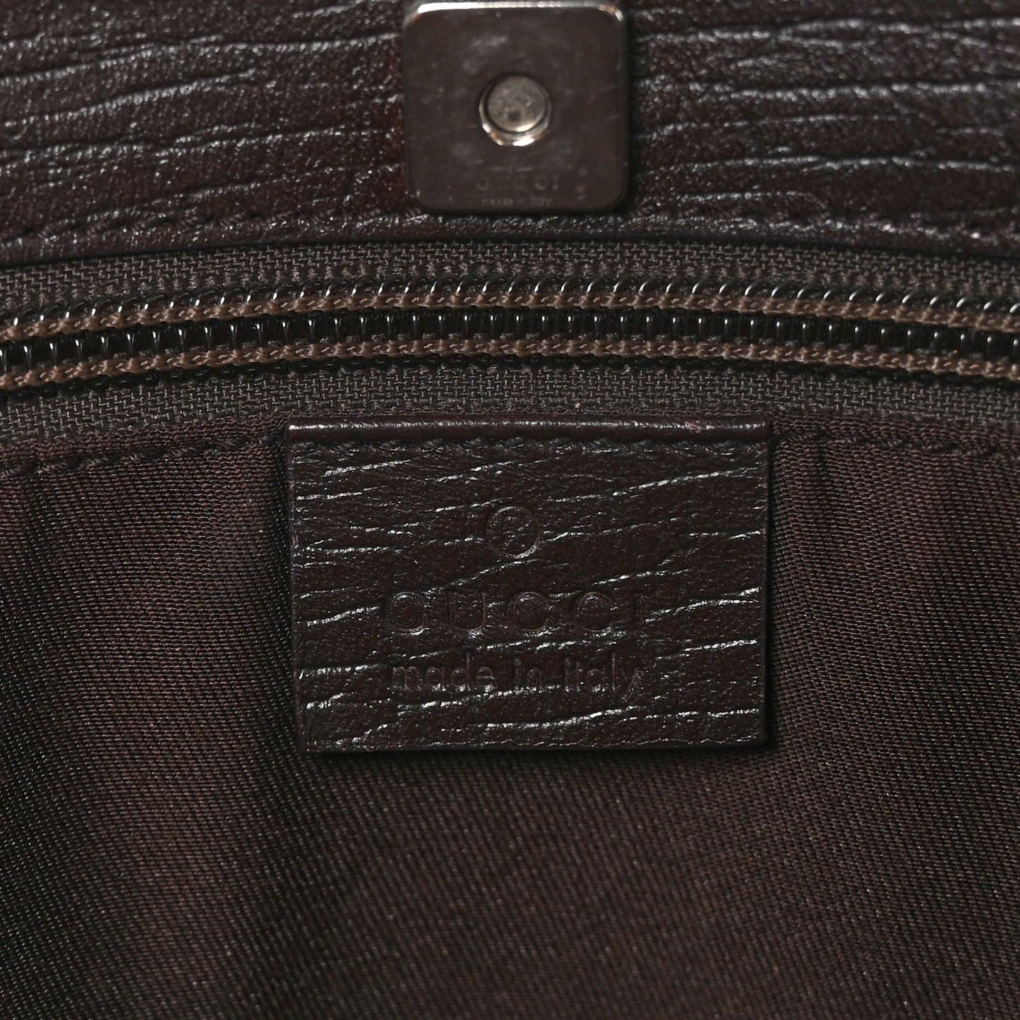 GG Plus Monogram Medium Joy Tote Dark Brown