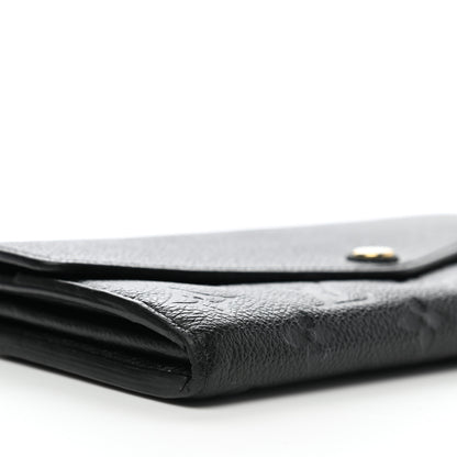 Louis Vuitton Empreinte Sarah Wallet NM Black 12 of 13