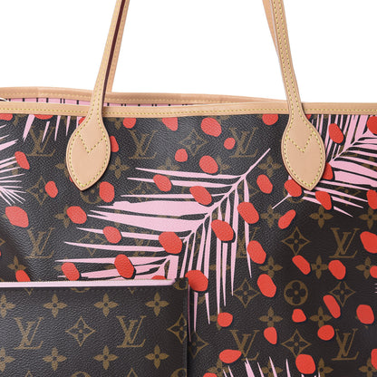 Louis Vuitton Monogram Jungle Dots Neo Neverfull MM Sugar Pink Poppy 7 of 9
