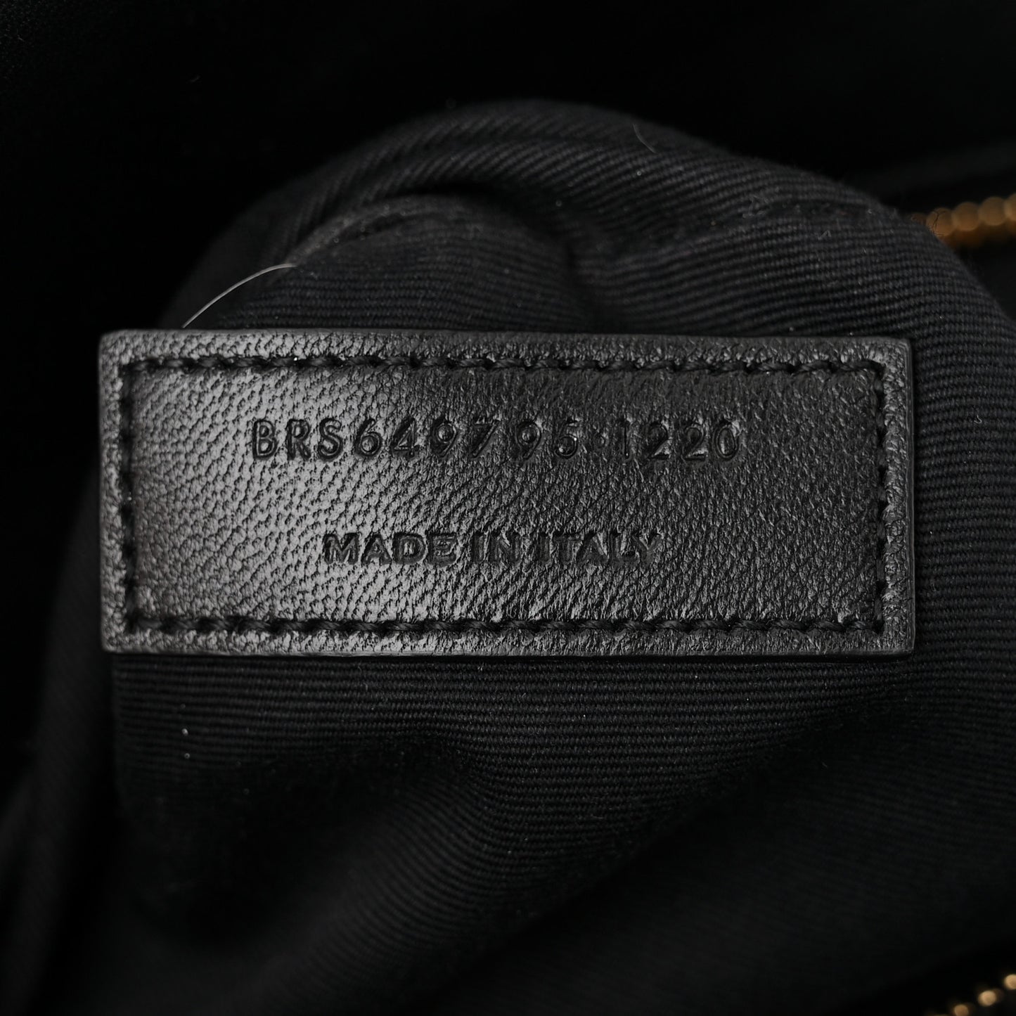 Smooth Calfskin Le Maillon Satchel Black