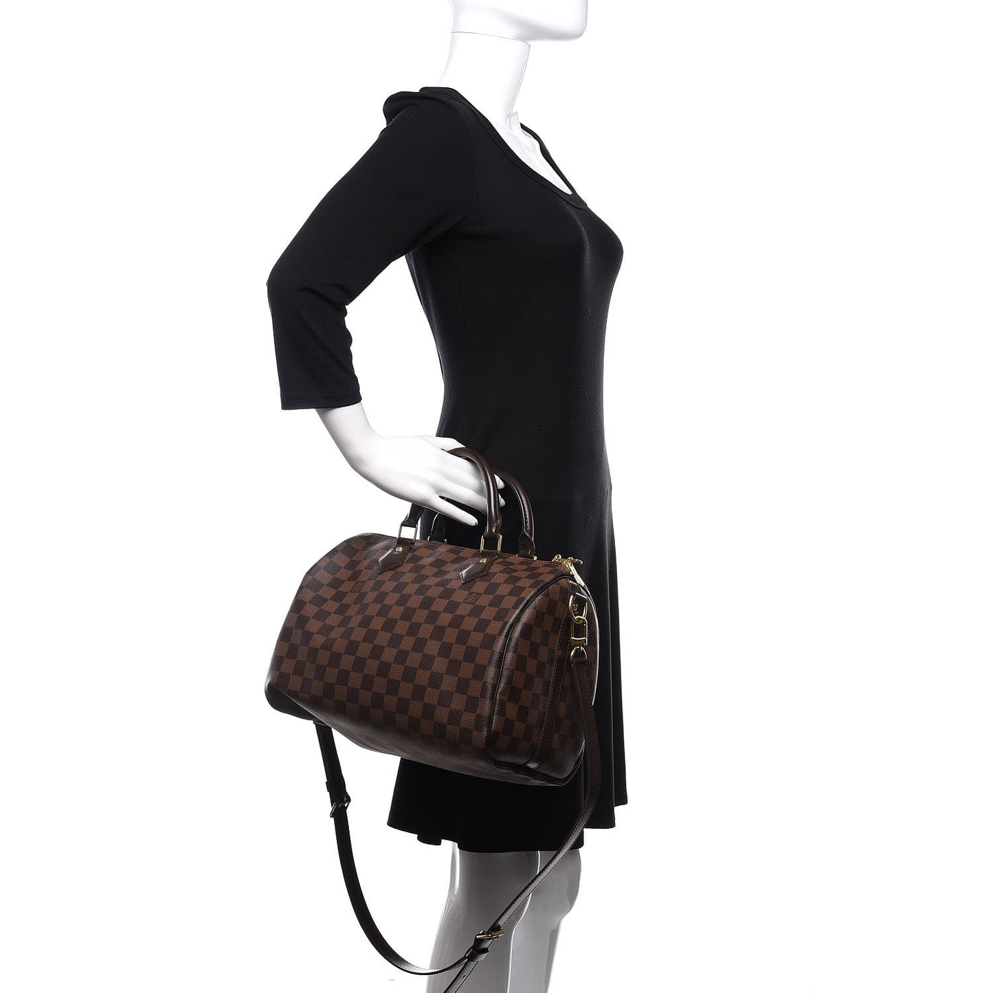 Damier Ebene Speedy Bandouliere 30