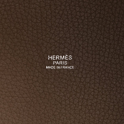 Hermes Taurillon Clemence Picotin Lock 18 PM Etoupe 6 of 11