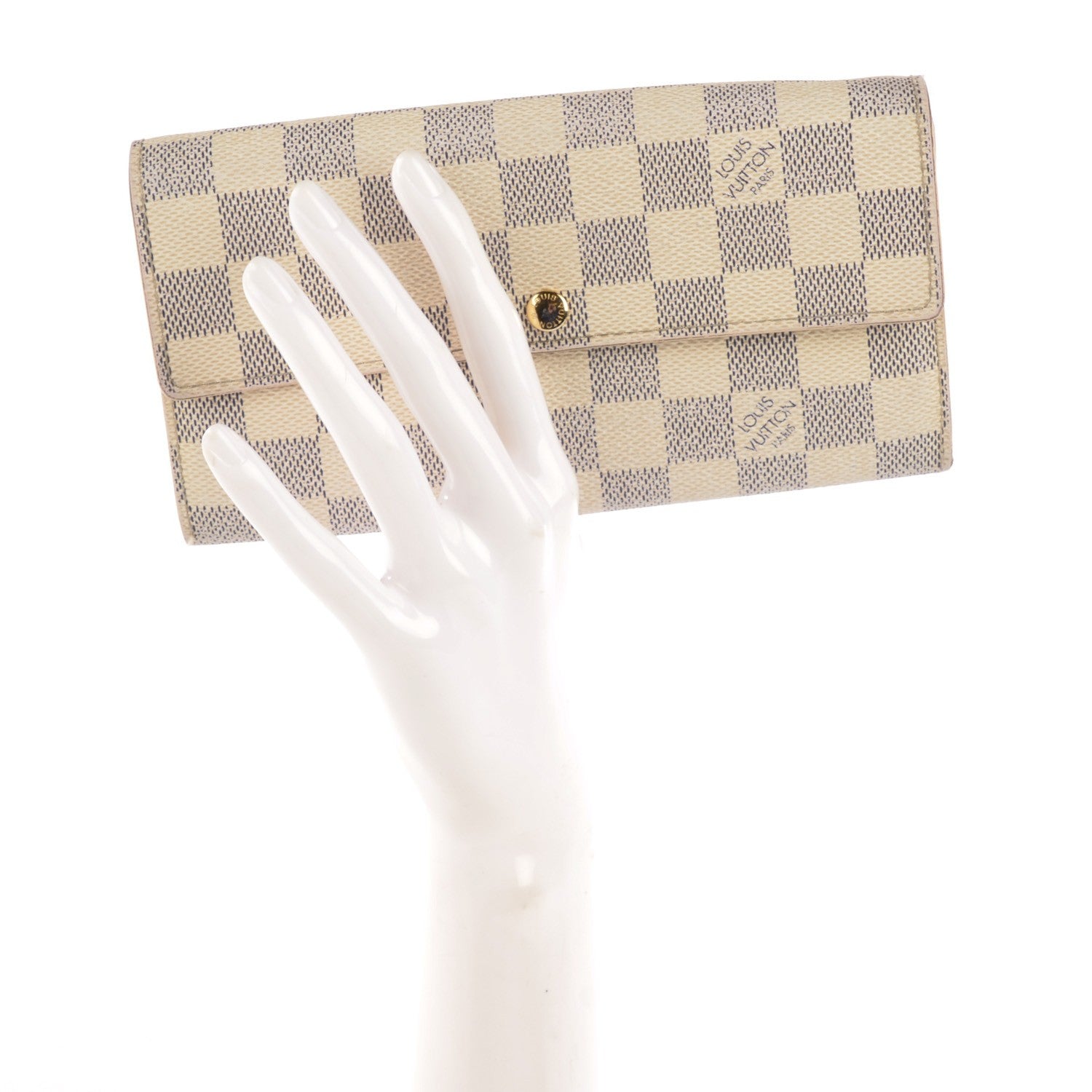 Louis Vuitton Damier Azur Sarah Wallet 2 of 11