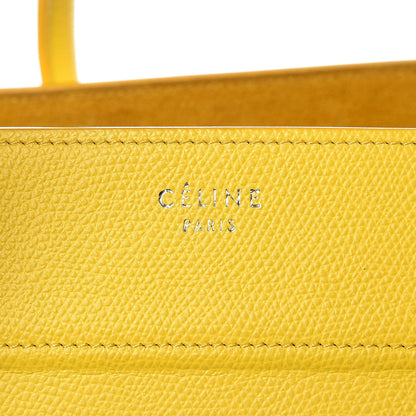 Celine Grained Calfskin Medium Phantom Luggage Yellow 8 of 12