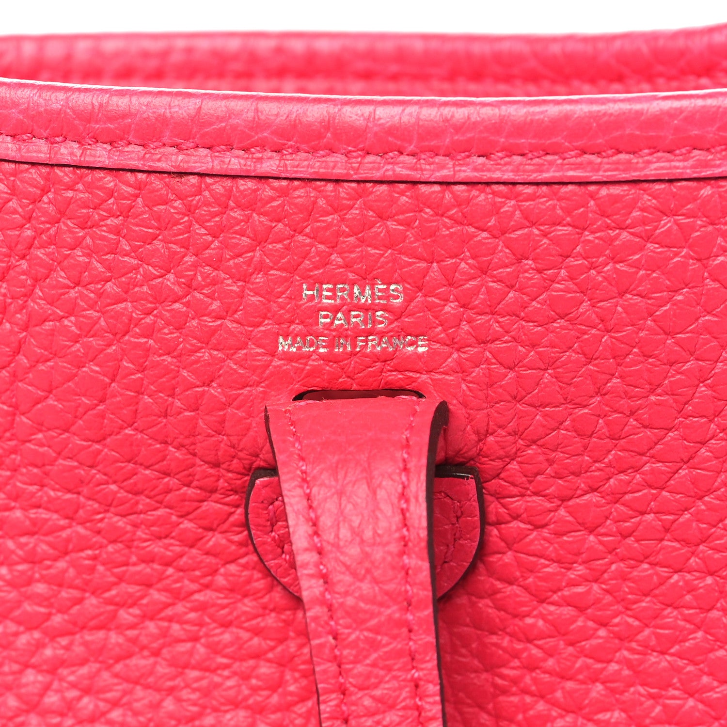 Hermes Taurillon Clemence Evelyne TPM Rose Extreme 6 of 11