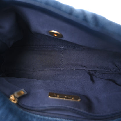 Chanel Denim Quilted Medium Chanel 19 Flap Blue 5 of 11