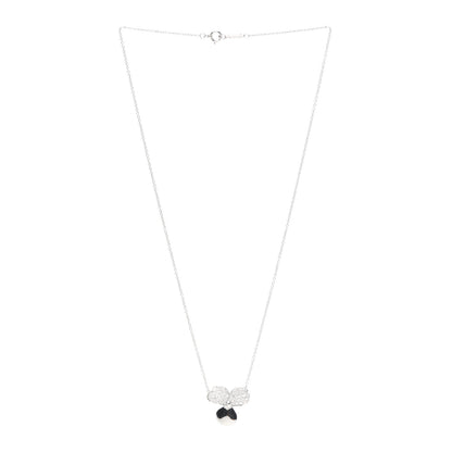Tiffany Platinum Diamond Paper Flowers Pendant Necklace 3 of 6