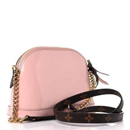 Louis Vuitton Vernis Monogram Alma Mini Rose Ballerine 3 of 13