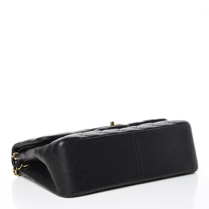 Chanel Lambskin Quilted Jumbo Double Flap Black 4 of 15
