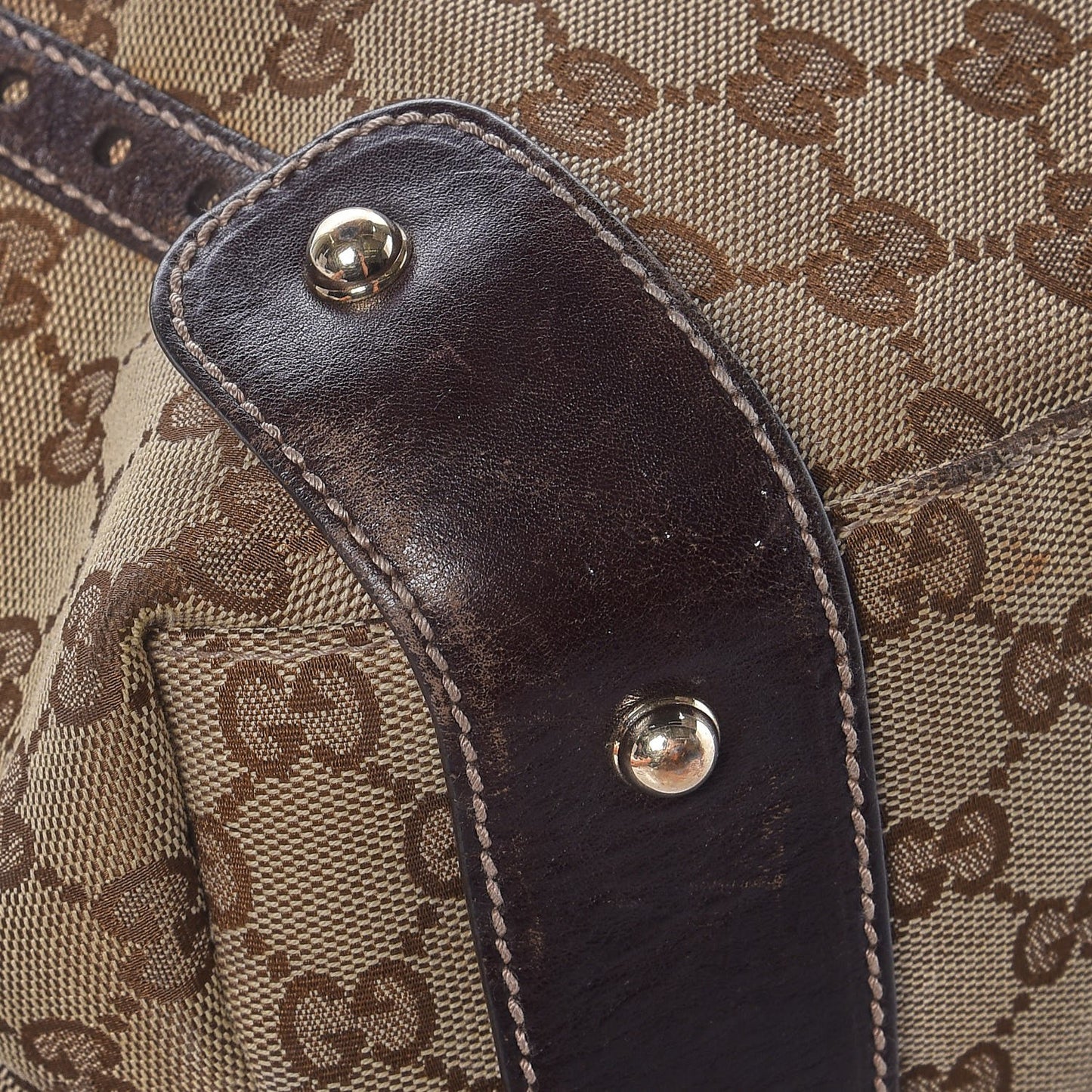 Monogram Medium Pelham Shoulder Bag Dark Brown