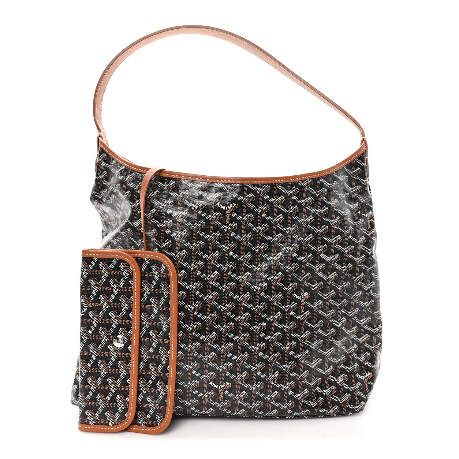 Goyard Goyardine Boheme Hobo Black Gold 3 of 12