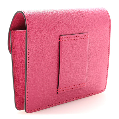 Hermes Chevre Mysore Roulis Slim Wallet Rose Shocking 4 of 7