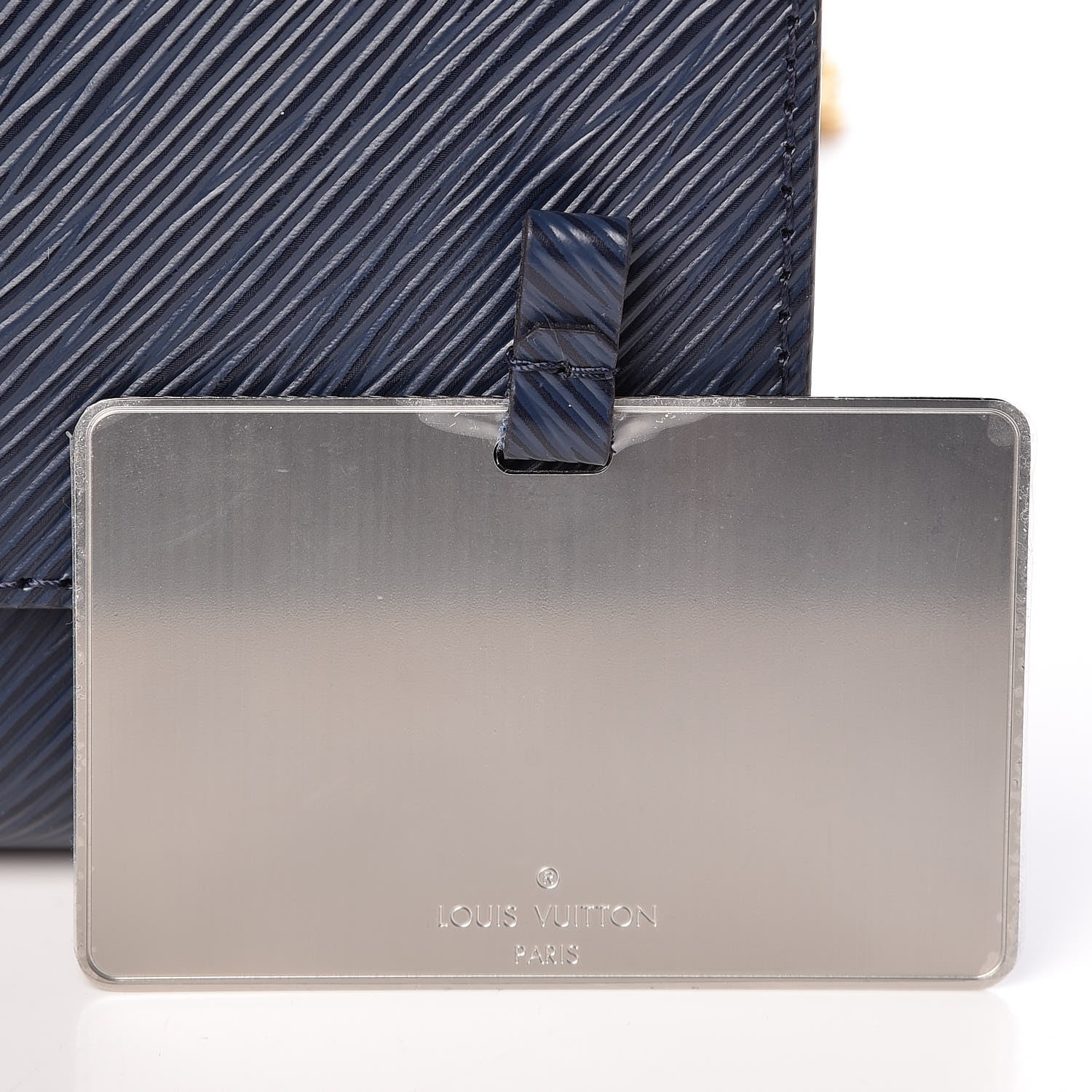 Louis Vuitton Epi Twist Shoulder Bag MM Indigo 9 of 10