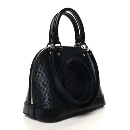 Louis Vuitton Epi Alma BB Black 3 of 9