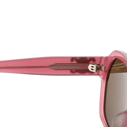 Celine Acetate Triomphe Sunglasses CL40189F Milky Merlot 6 of 6