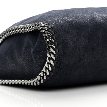 Stella McCartney Shaggy Deer Falabella Fold Over Tote Navy 9 of 10