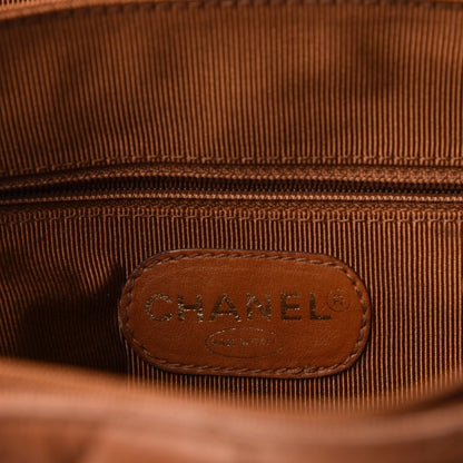 Chanel Lambskin Quilted Backpack Brown 6 of 7