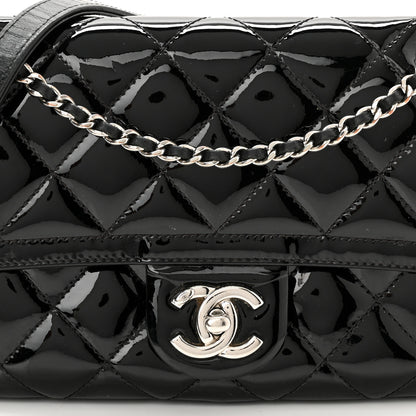 Chanel Patent Quilted Small Coco Shine Flap Black 8 of 12