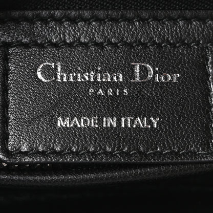 Christian Dior Lambskin Cannage Medium Lady Dior Black 6 of 10