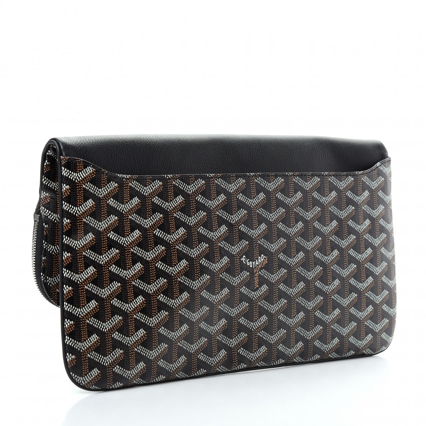 Goyardine Sainte Marie Soft Clutch Black