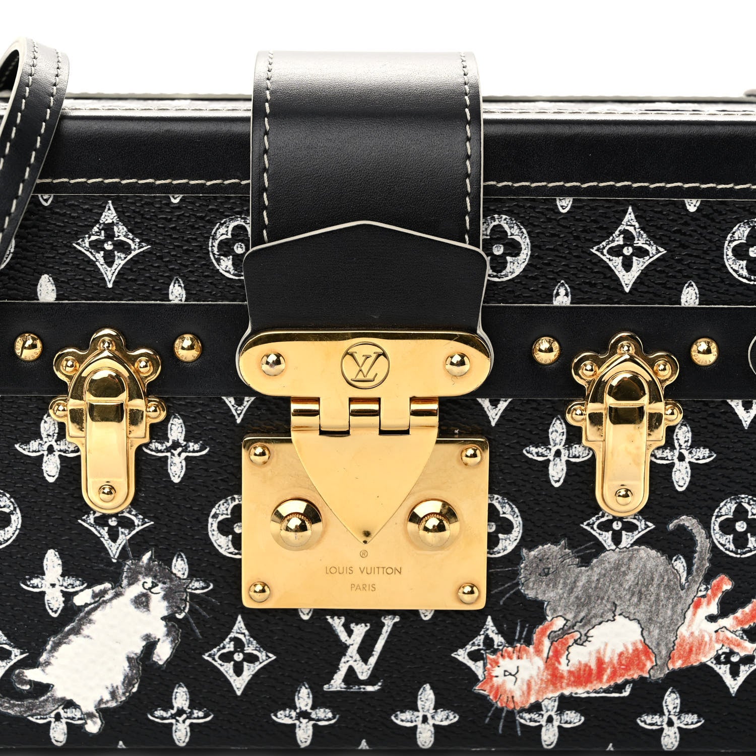 Louis Vuitton Catogram Petite Malle Black 7 of 9